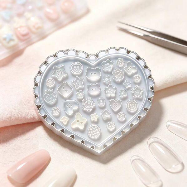 Silicone mold for manicure handmade