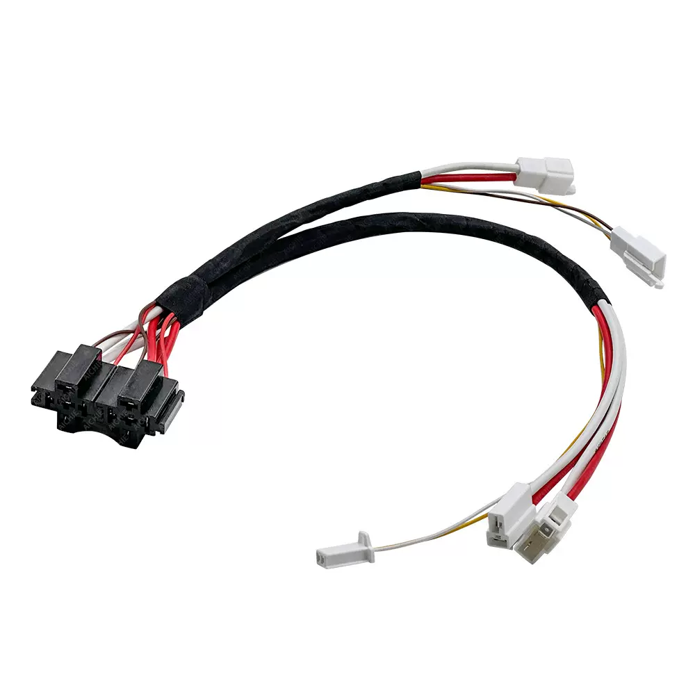 定制汽车改装线束4脚/5脚继电器座连接线汽车灯光电路改装连接线