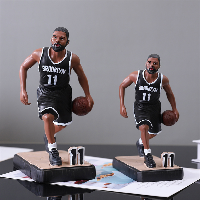 球星NBA篮球公仔手办人物摆件送男孩礼物树脂工艺品一件代发-阿里巴巴