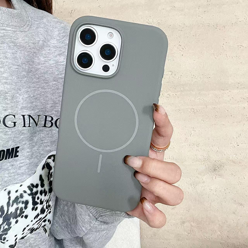 Liquid silicone magnetic shell-titanium gray-