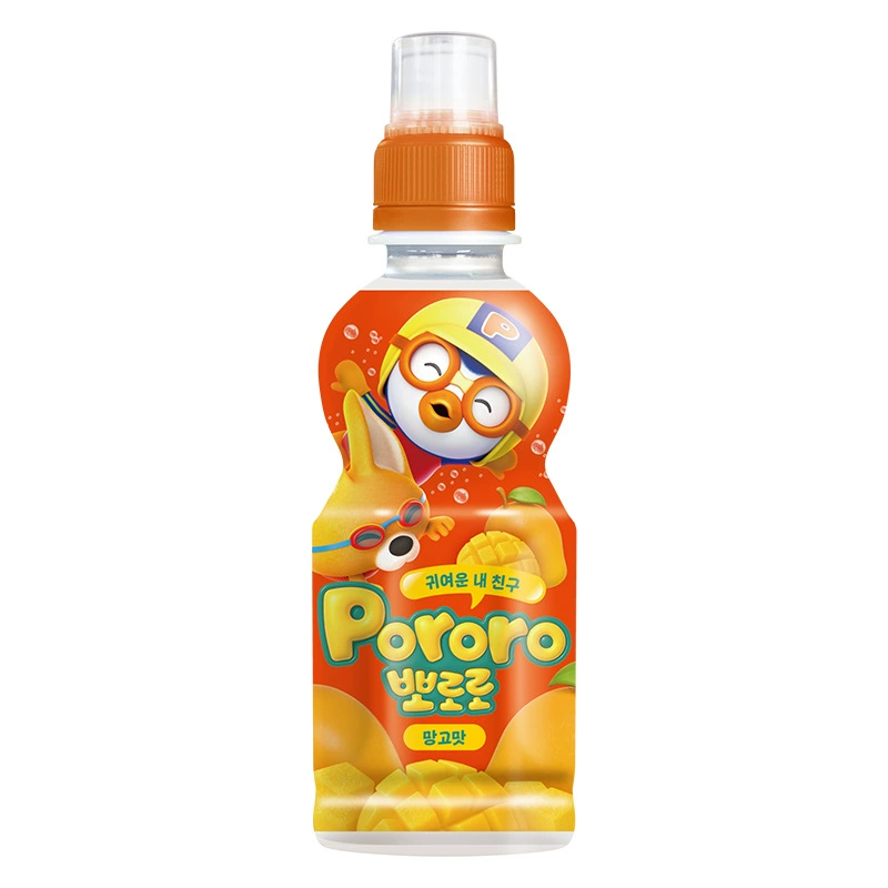 Beverage (Pororo) 235 ml bottles — 24-pack assorted fruit flavors
