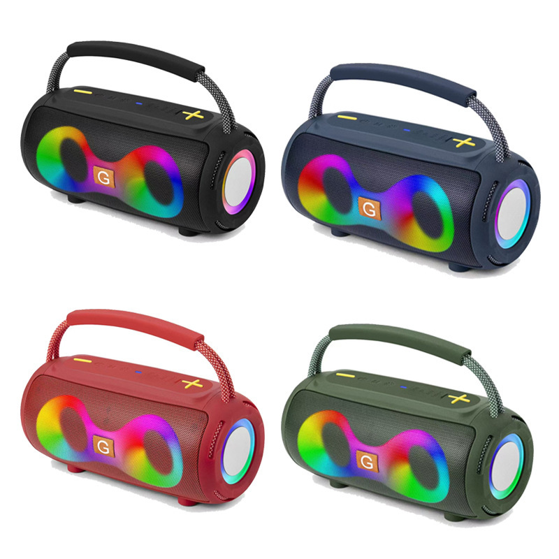 ワイヤレス Bluetooth スピーカー サブウーファー 屋外 車 ハイパワー 高品質 ホーム アンビエントライト付き デスクトップ オーディオ|undefined