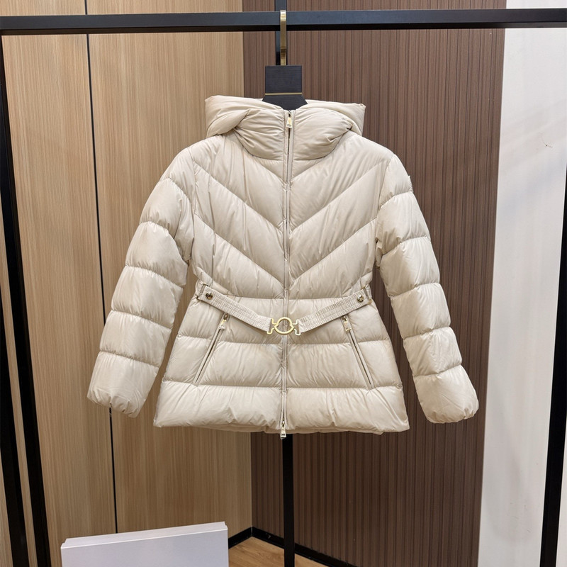 毒家现货原标M蒙家双扣金扣收腰冬装女士短款鸭绒羽绒服外套|undefined