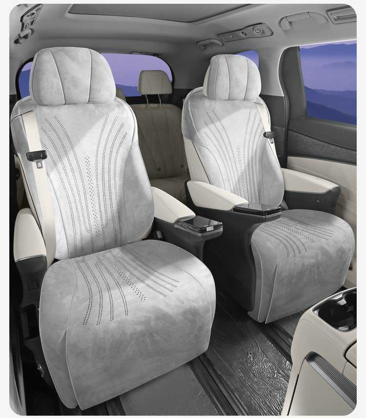 Seat Cushion for DENZA D9 2025 2026 Universal Four Seasons Breathable Suede Seat Cover