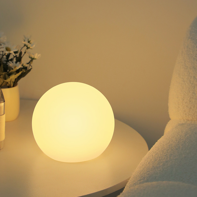クロスボーダー Amazon AliExpress クリエイティブ LED ボールテーブルランプタイミング調光寝室のベッドサイドランプ混合睡眠ナイトライト|undefined