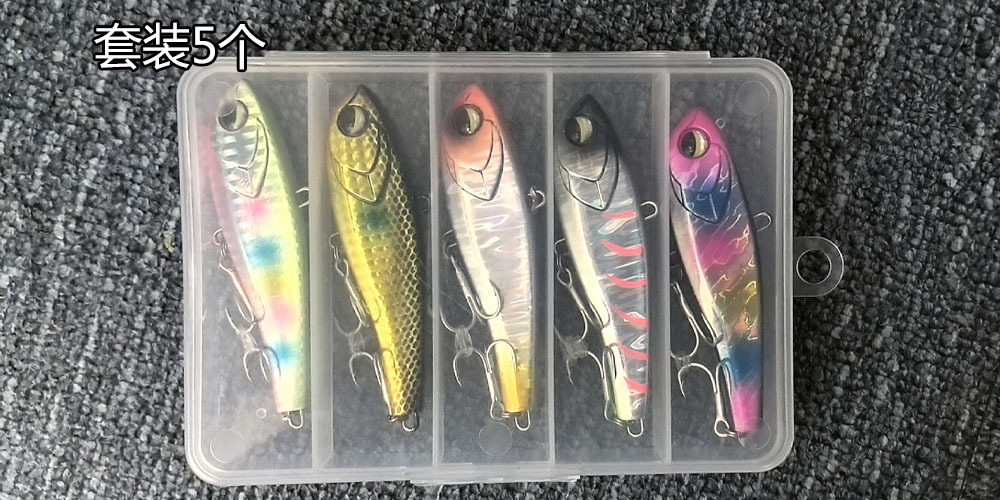 Sumergido VIB 16g34g de tiro largo luya cebo duro mino de agua dulce rebordear bass bionic cebo artes de pesca