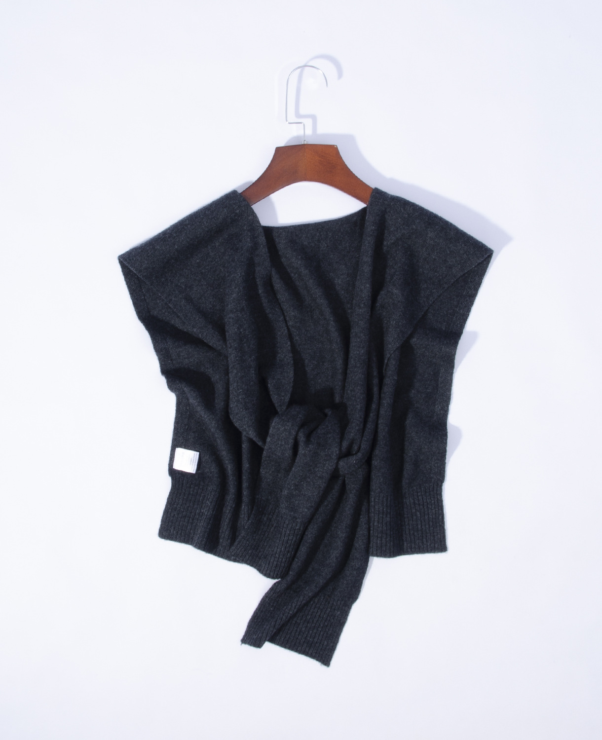 Fábrica de Mongolia Interior cabello recto de lana mezclada de punto caramelo color pigmento primavera otoño invierno sala de aire acondicionado calentamiento ligero pequeño hombro