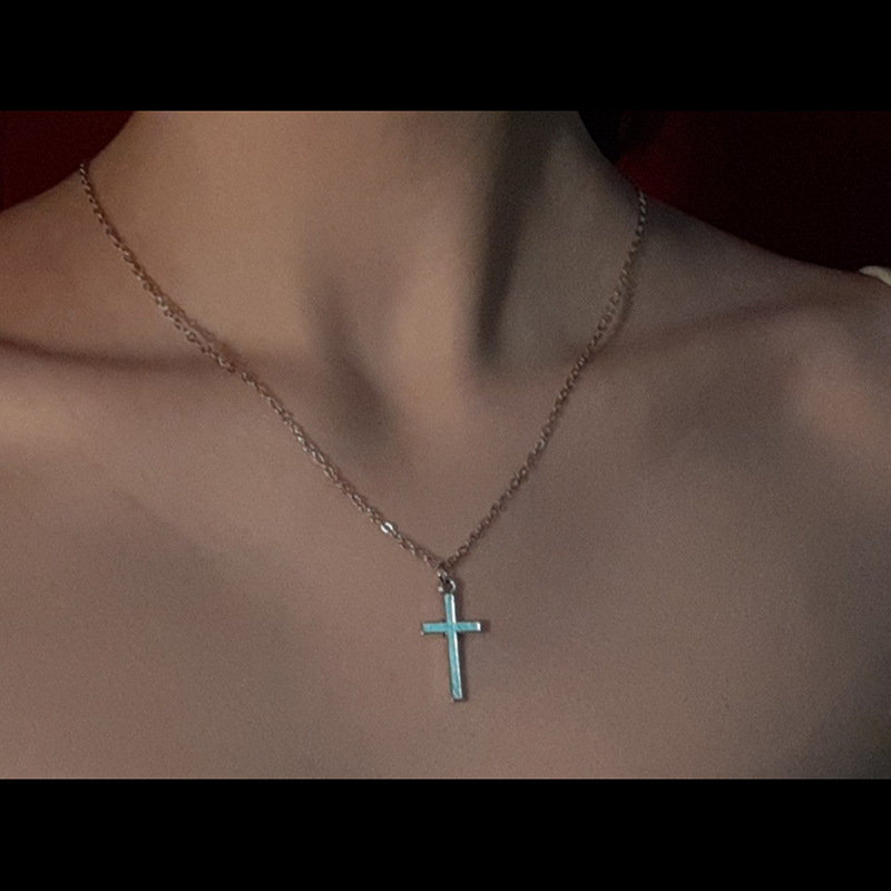 简约十字架项链5 (1)