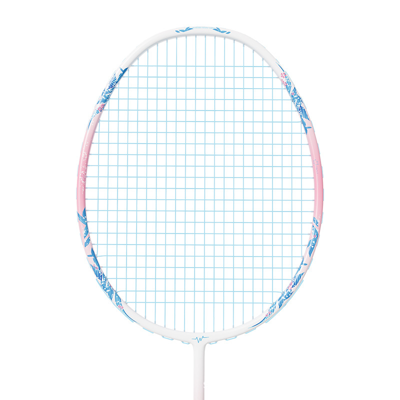 Raqueta de bádminton productos genuinos tienda insignia traje ultraligero fibra de carbono completa adultos niños profesional durable simple y doble raqueta