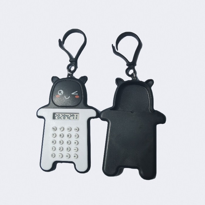 かわいい漫画の熊の電卓の韓国版のファッションのミニ携帯の小型の電卓は小学生のコンピュータを携帯します。|undefined