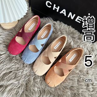 ����5cm��ʽ�����ɾo���i���Ӭ�����ЬŮһ�_��ƽ�װ�����Ь�⴩