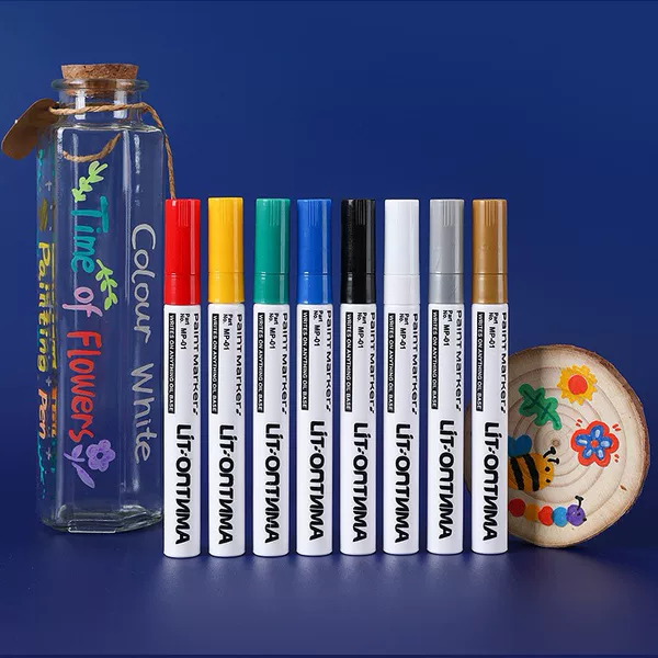 Cross-Border Hot-Selling Paint Pen, Low-Odor, Non-Fading, Tire Pen, Balloon DIY Marker Pen