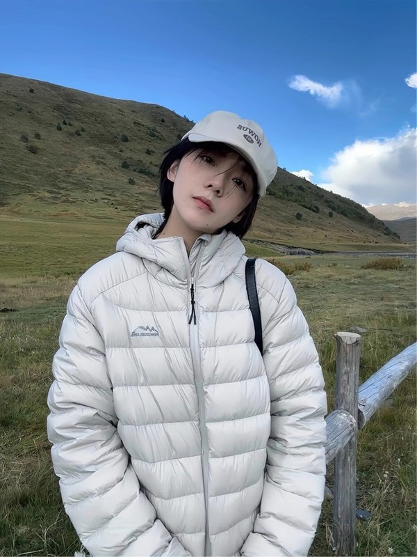 羽绒棉服女冬季2025新款轻薄连帽小棉袄韩版宽松时尚保暖棉衣外套|undefined