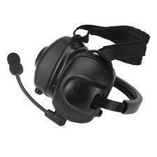 摩托罗拉PMLN8085重型头戴式耳机带消噪旋转臂麦克风适用对讲机