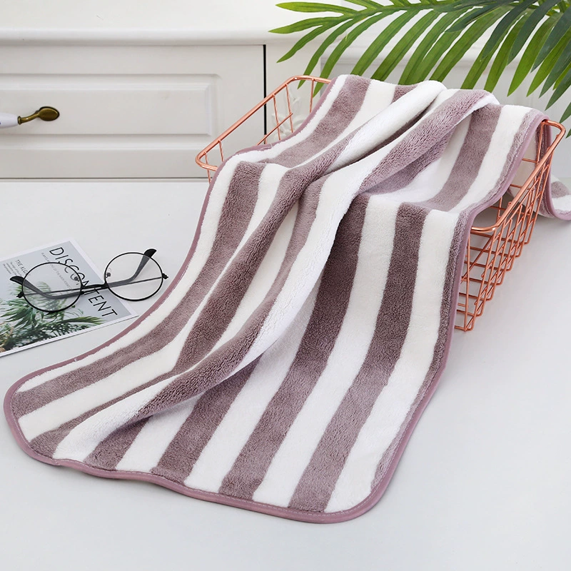 Coral soft dry bath towel, wholesale, water absorbent, Birthday gift