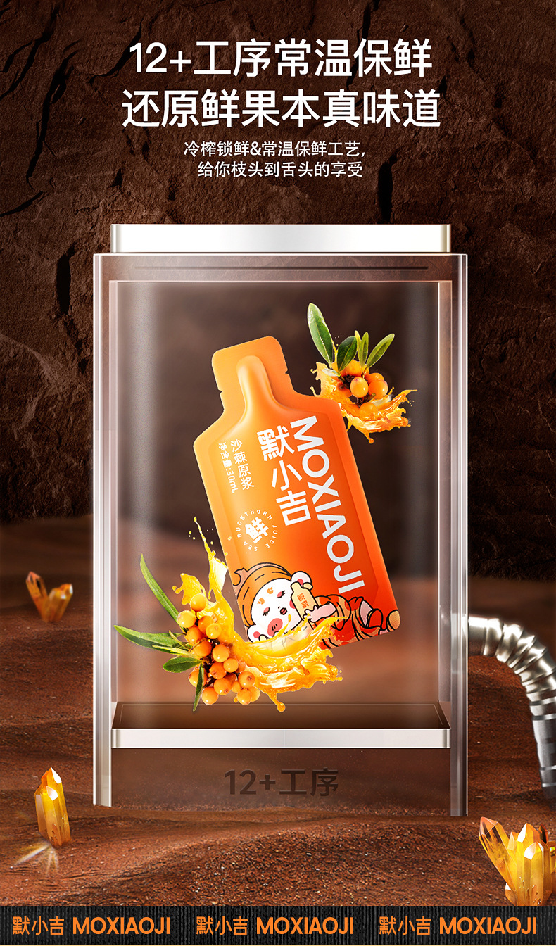 Sea Buckthorn Juice Puree Gift Box 1800ml Ready to Drink Cold Pressed Original Pulp specifications