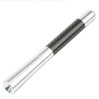 Other Car Modifications: Short Long Antenna Modification Supplies - 12cm-silver