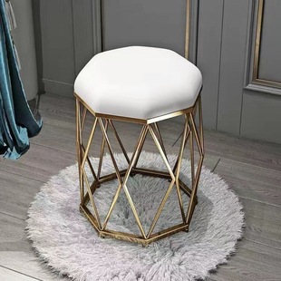 Dressing Stool Home Bedroom Modern Simple Ins Dressing Table Chair Girls Dormitory Makeup Stool Popular Round Stool