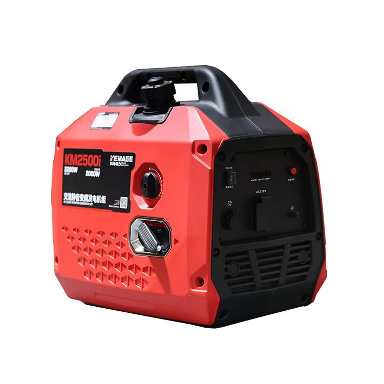 Generador de gasolina portátil silencioso COMA POWER, 2kW–5kW, ideal para camping o uso al aire libre