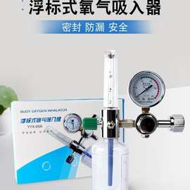 氧气表医用氧气瓶流量压力表减压阀氧气吸入器浮标式湿化瓶氧管罐