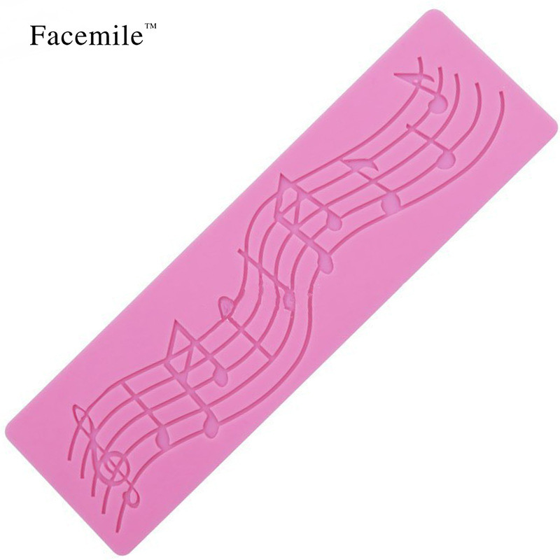 蛋糕蕾丝音符花边硅胶 翻糖巧克力蛋糕工具 烘焙DIY硅胶模具