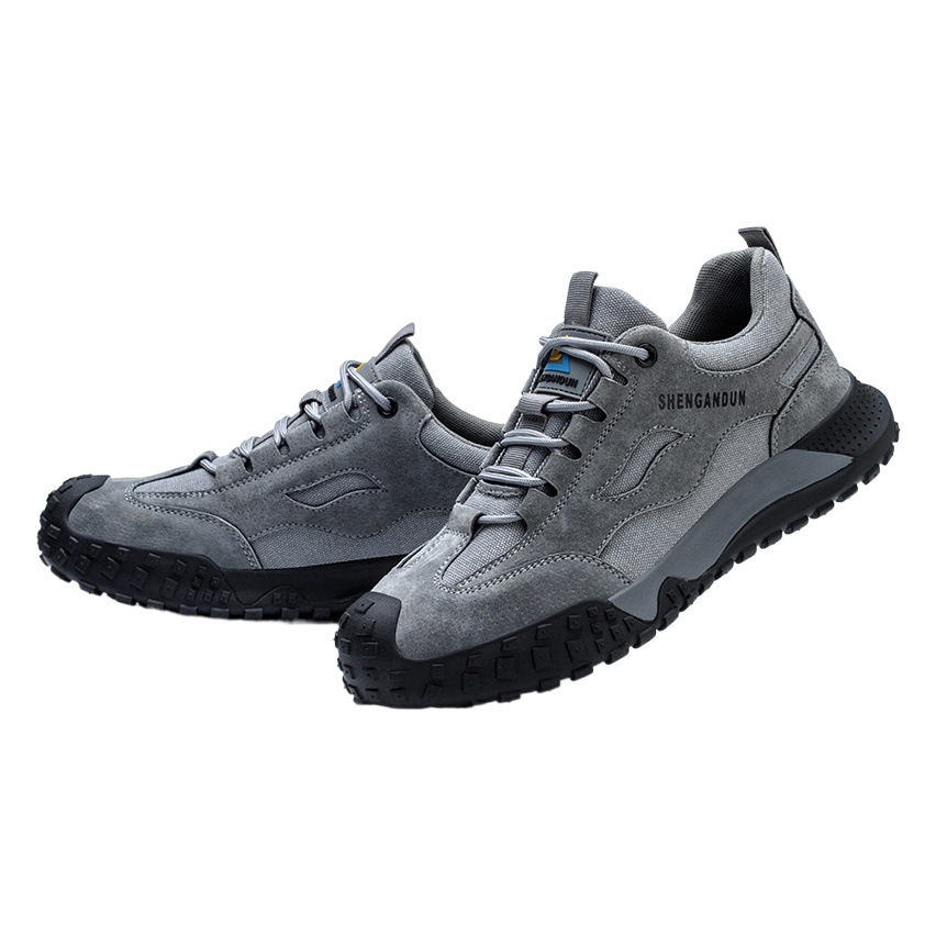 Zapatos de seguro laboral transfronterizos, zapatos de protección de seguridad para hombres de cuatro estaciones, transpirables, ligeros, a prueba de golpes y a prueba de puñaladas, zapatos de trabajo de seguro laboral