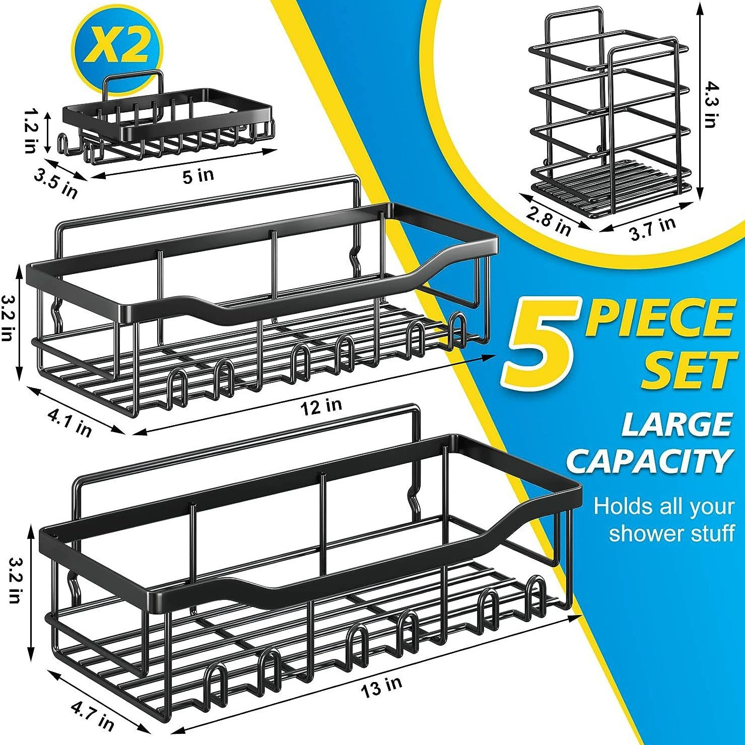 Граница пересечение? нет: Перекрестный?"Cross -border bathroom shelf free punching toilet, soap frame wall -mounted hanging rack iron art 6 -piece bathroom rack"