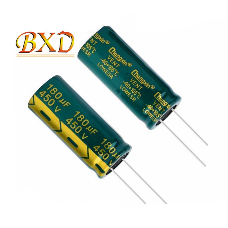 450V180UF高频低阻长寿命耐高温电解电容 尺寸18X40MM 400V180UF