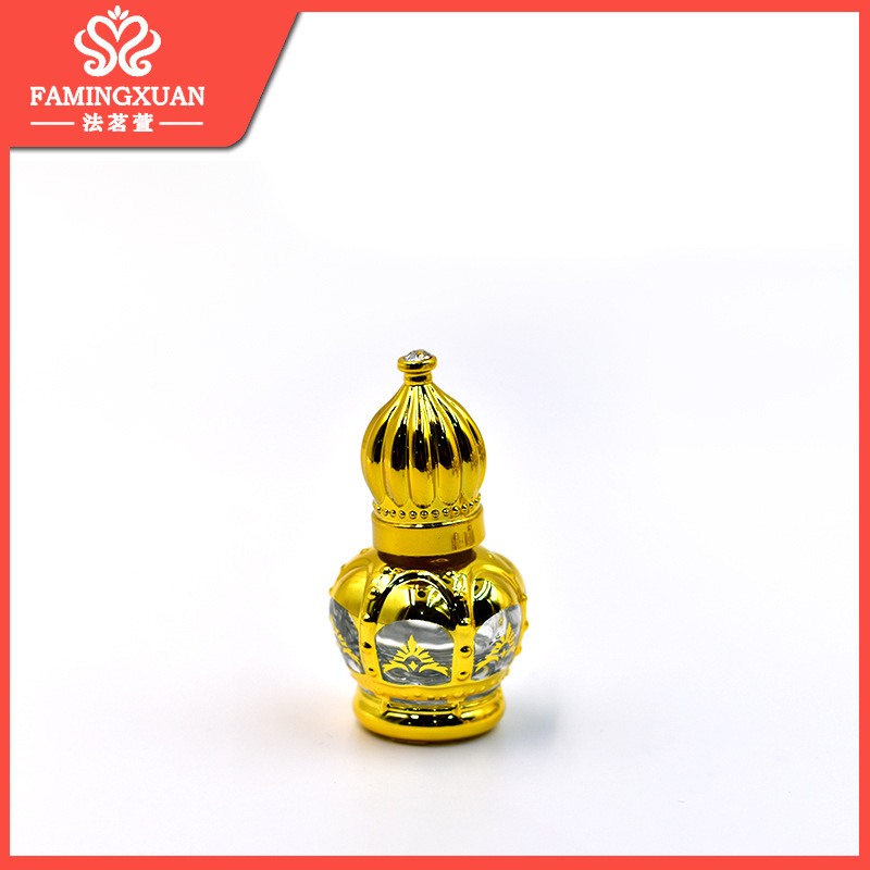 Freningxuan sub-embotellado a granel perfume botella vacía 12ML bronceado vidrio bola botella vacía