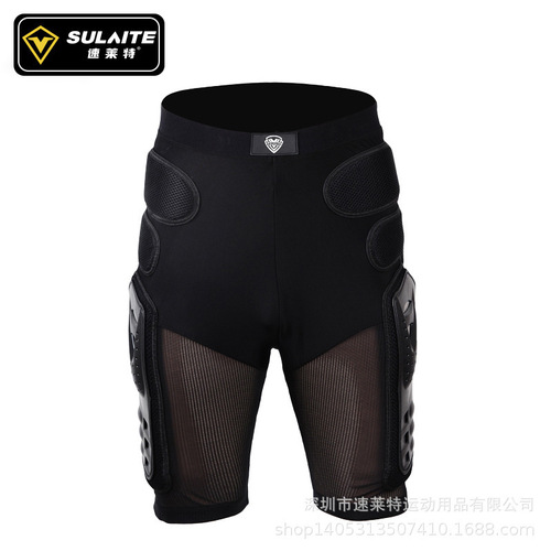 SULAITE Motorcycle Riding Armor Pants Roller Skating Skiing Anti-fall Pants Outdoor Sports Skating Armor Pants