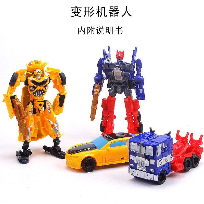 Transforming Toy Robot Cake Topper, Disassembled Figure Transforming Car Cake Baking Decoration