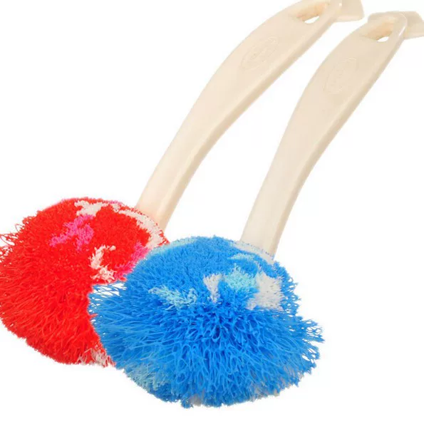 Japanese imported YATSUYA pot brush kitchen brush bowl washing pot brush cleaning brush pot plastic handle brush