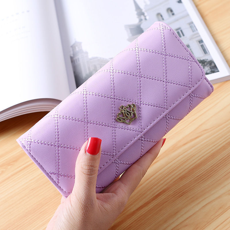 Crown purple bag