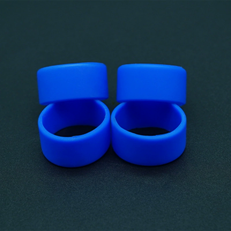 Fashionable minimalistic travel glossy silicone ring, custom-made, (Cross-border trading)