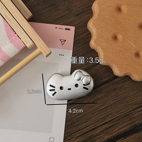 silver Sweet Cool Style Cat Hair Clip Korean Style Fashion Love Bow Knot Hair Clip Sweet Girl Heart Duckbill Clip Hair Accessories New