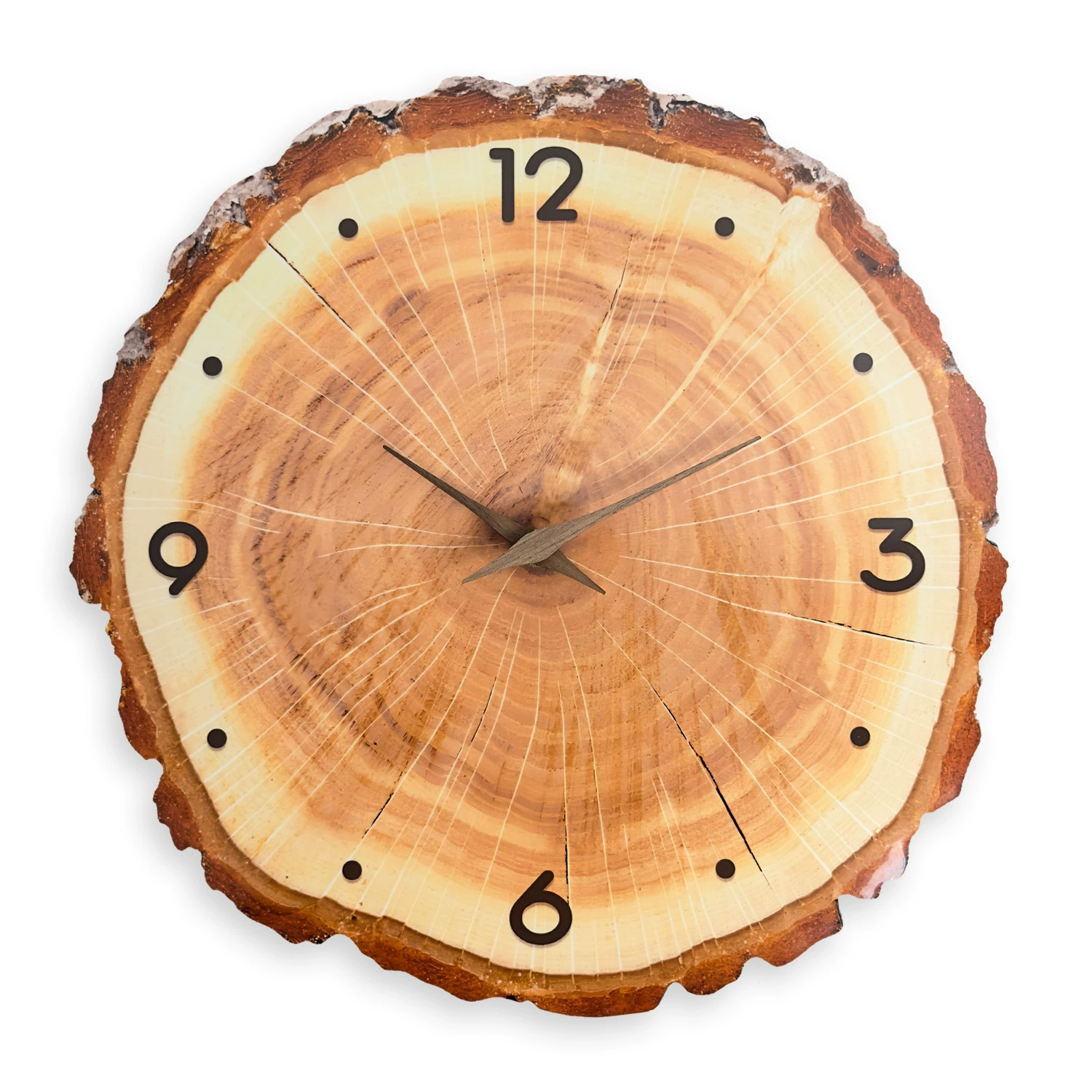 Wooden wall watch, simple and elegant design, high-quality style, wholesale