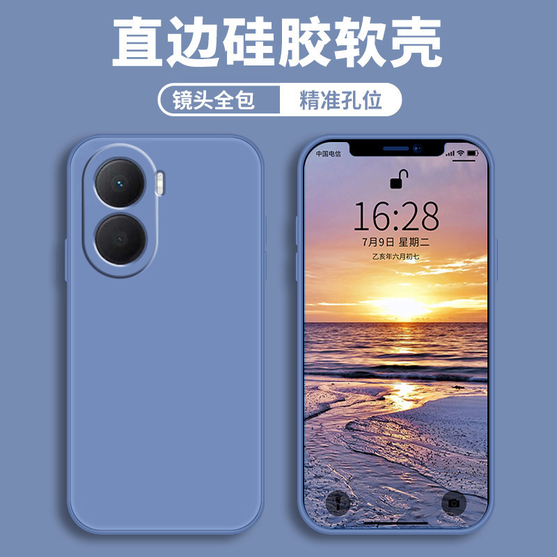 適用栄光40plus携帯ケースhonor保護カバー液体ソフトシリコン全包転倒防止ケース|undefined