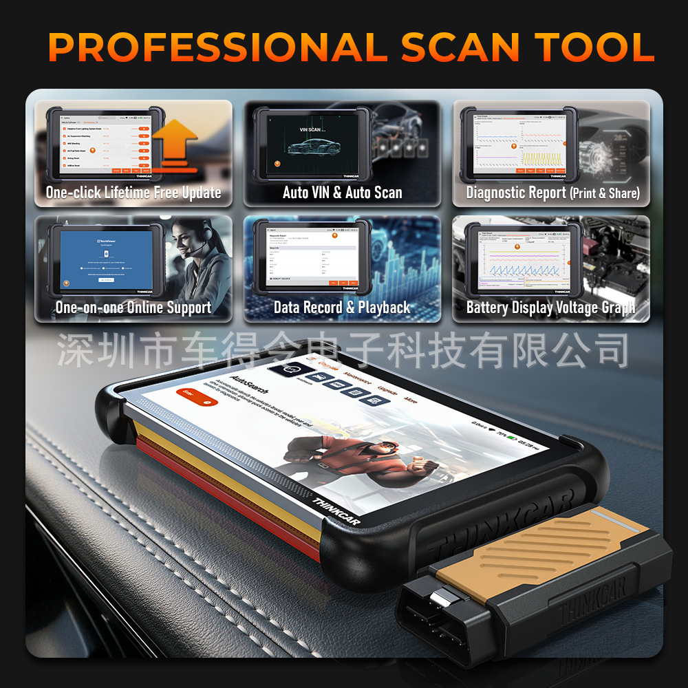 THINKCAR 689BT PRO AI All System Diagnostic Tool Scanner