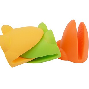 Silicone Frog Anti-Scalding Hand Clip Kitchen Personalized Cartoon Anti-Scalding Gloves Oven Non-Slip High Temperature Baking Tools