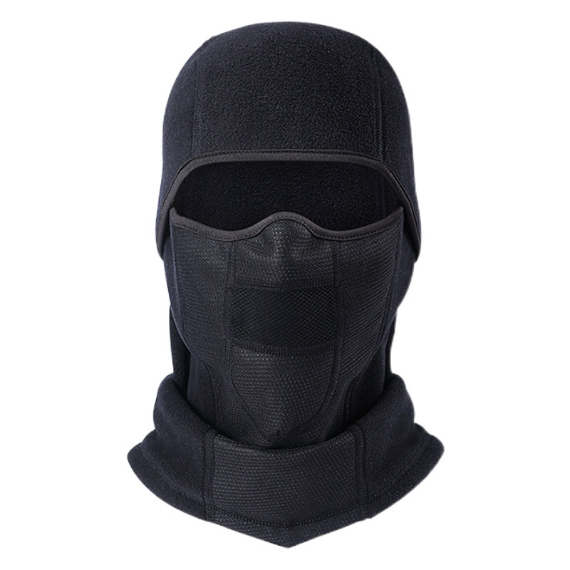 Qinglonglin equipo suave a prueba de viento máscara térmica Amazon transfronteriza Invierno Polar polar a prueba de frío térmico todo incluido Hood