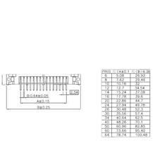���� ţ�� DC2-10/16/20/26/34/40/50/64P���僽�2.54MMţ�ǲ���