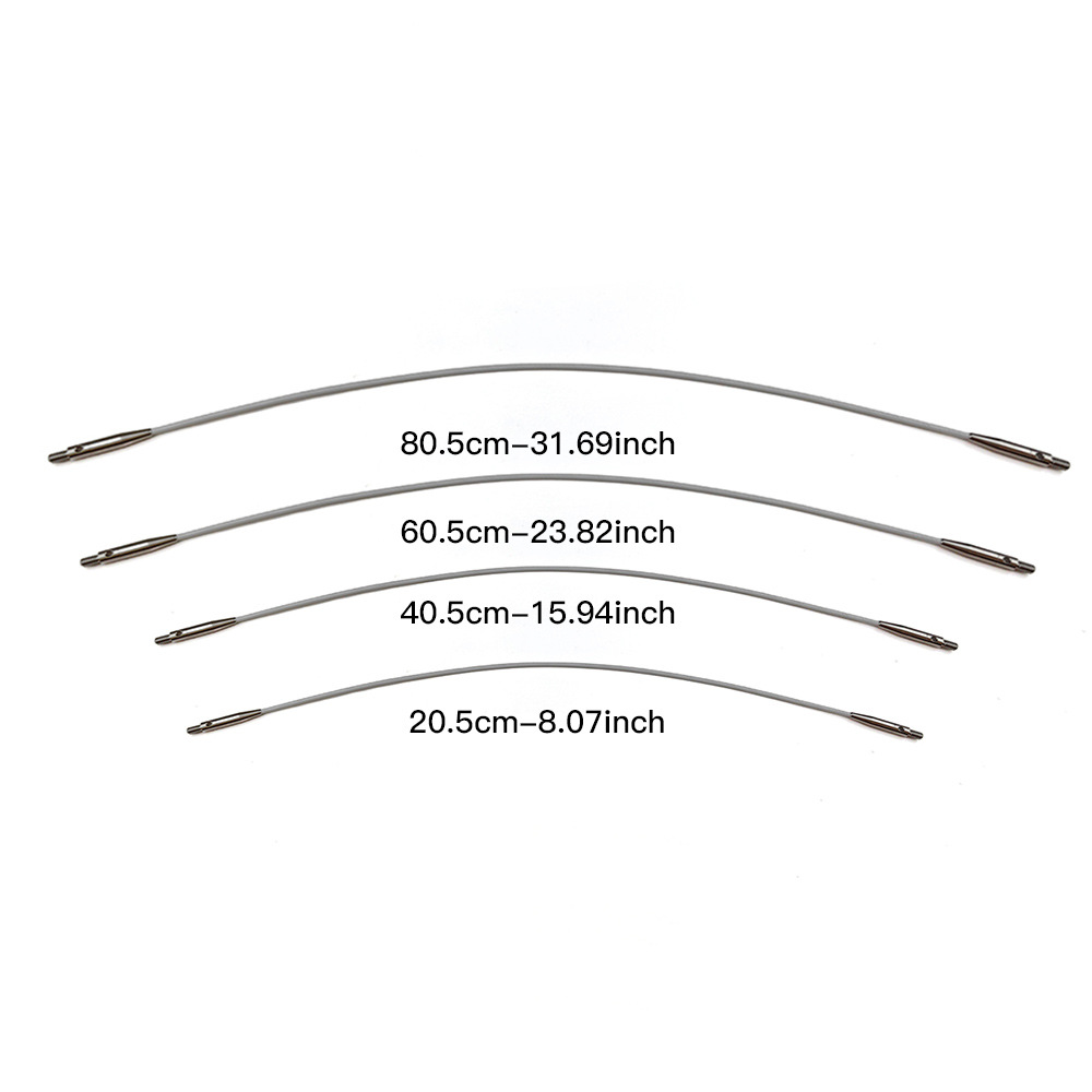 Herramientas de trenzado transfronterizas aguja de anillo desmontable aguja de anillo de alúmina negra 9 paquetes