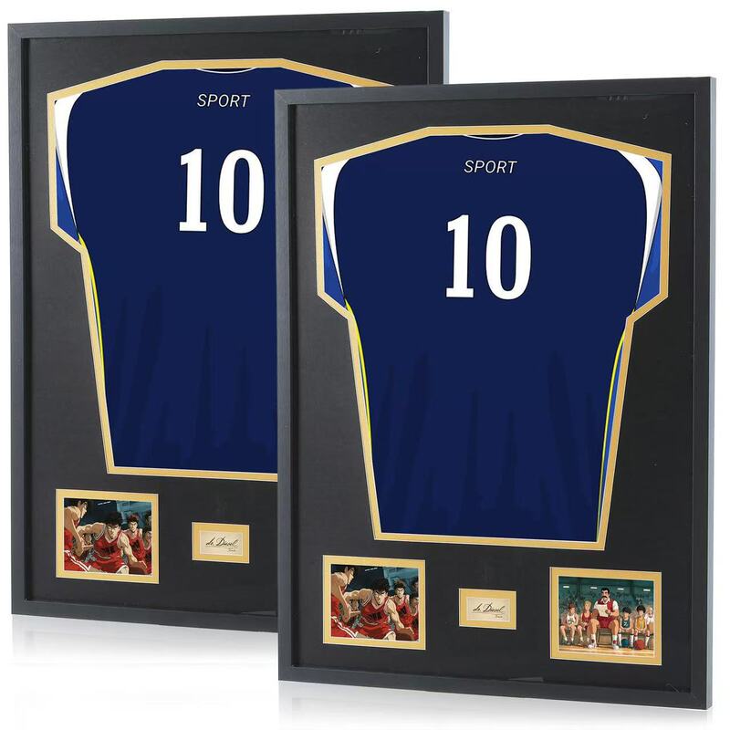 Wooden Sports Jersey Collection Photo Frame Wall-Mounted Home Decoration Star Signature T-Shirt Collection Commemorative Photo Frame Wooden Sports Jersey Collection Photo Frame Wall-Mounted Home Decoration Star Signature T-Shirt Collection Commemorative Photo Frame