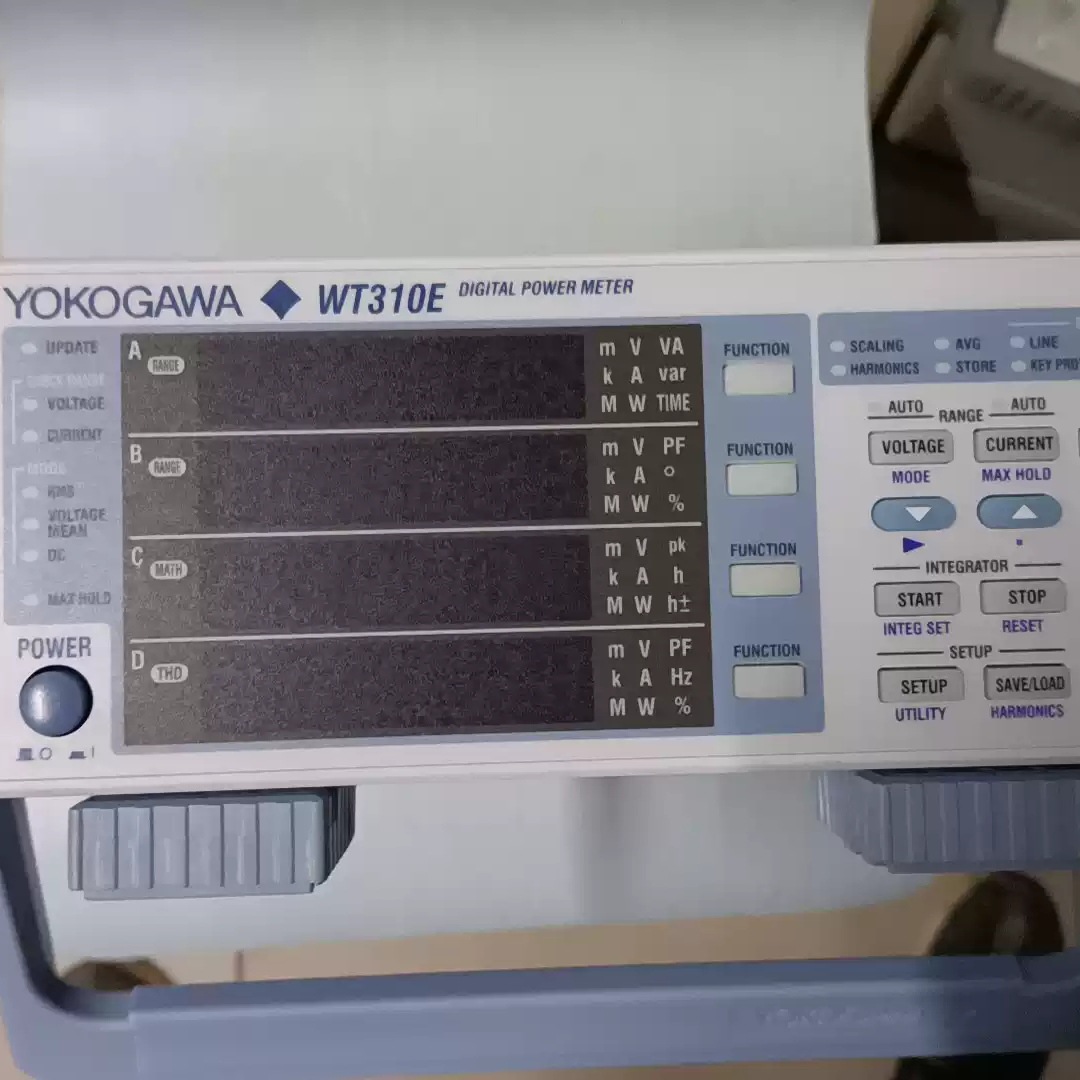 WT310E横河（YOKGAWA）一款多功能电力分析仪 高精度的测量功能