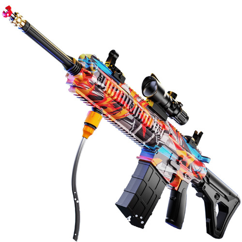 Cross-border M416 high-pressure water gun multi-functional electric continuous-fire water sprayer children's water fight toy water gun