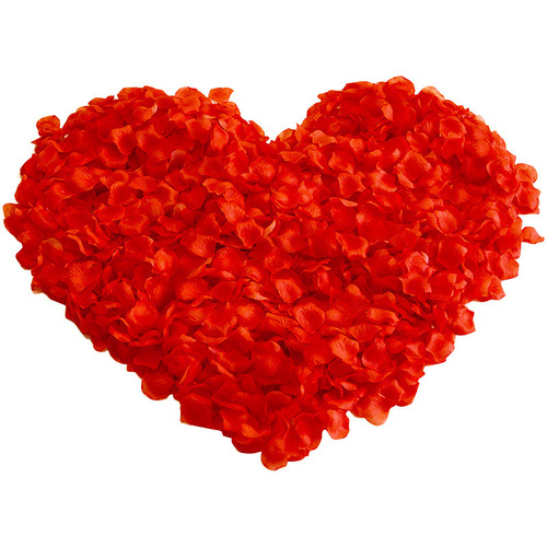 Wedding simulation rose petals confession scene decoration Valentine's Day proposal romantic wedding arrangement fake petals rain