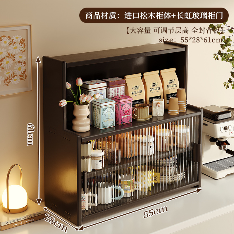 Portavasos de madera maciza taza de agua taza de té juego de té soporte de almacenamiento de taza mesa de comedor encimera de taza de café estante de mesa de comedor