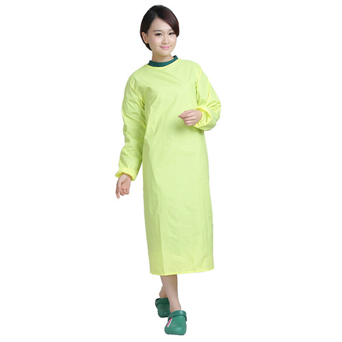 Waterproof surgical gown protective suit long-sleeved surgical robe waterproof cover gown surgical suit wear-resistant breathable quick-drying lightweight