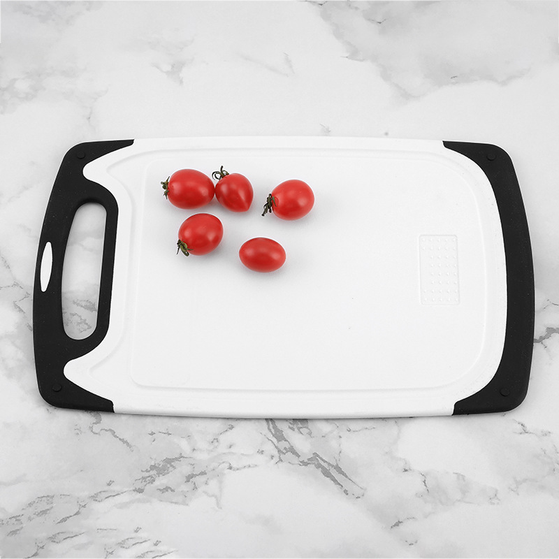 Tablero de cortar de plástico para el hogar Tablero de cortar antideslizante de doble cara Se puede cortar verduras, cortar frutas, cortar carne, tabla de cortar, tabla de cortar de cocina multiusos