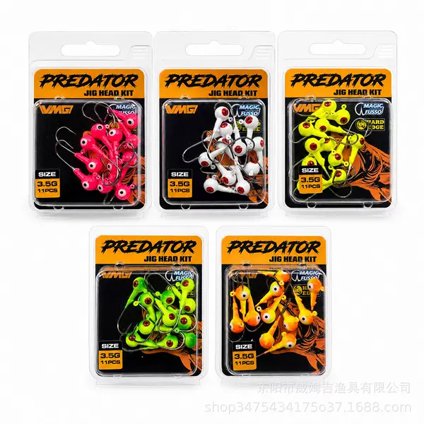 VMG Lead Head Hooks Assorted Colors and Weights Set